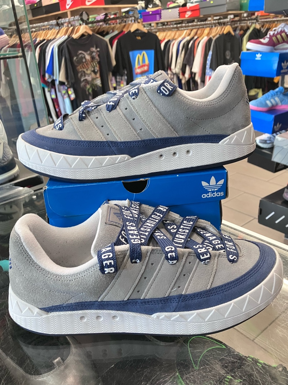 Adidas Adimatic Human Made Grey Size 9
